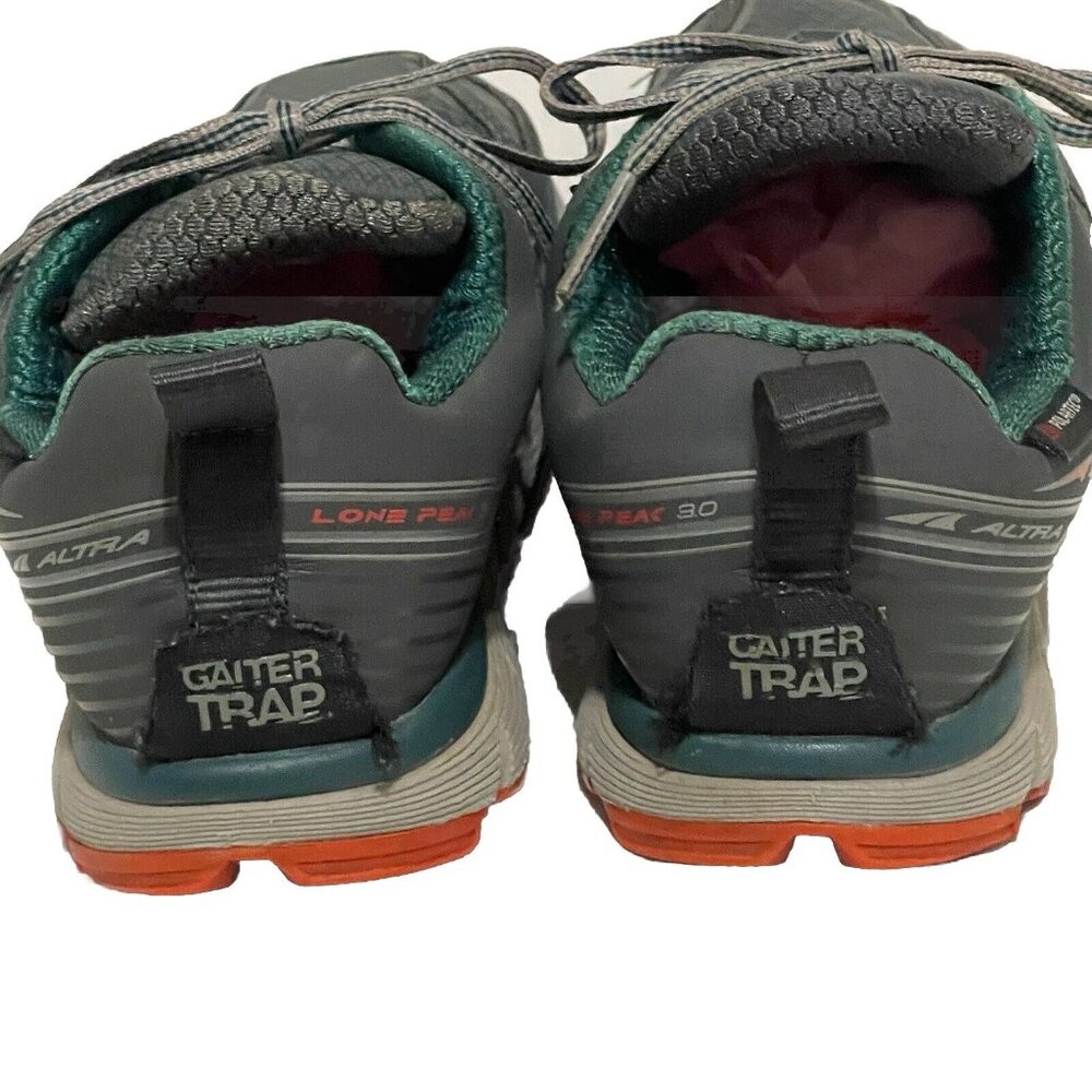 SOLD ALTRA Lone Peak 3 Gray 6 Waterproof Polartec Running Zero Drop Shoe Sneaker - Picture 14 of 17